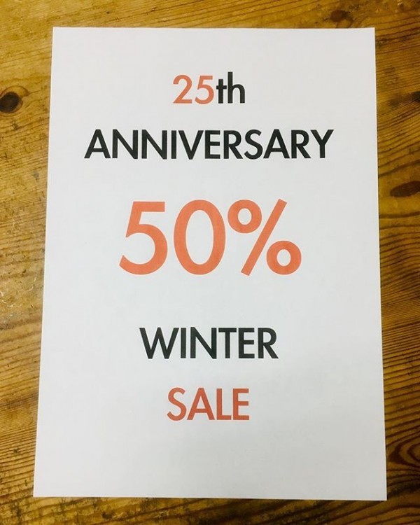 ・・25th anniversary・・本日より春物、一部定番商品をのぞき50%OFFになります！・・詳しくはスタッフにお聞きください！ ご来店お待ちしております。・・・bonnejounee・shabiller