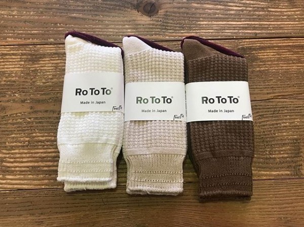 **New items *RoToToのソックス入荷しました。**