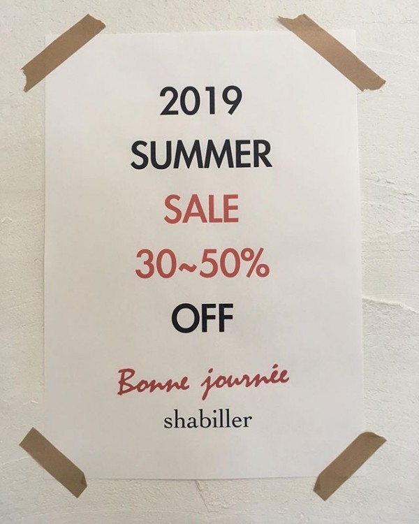 *summersale!**30〜50％off**