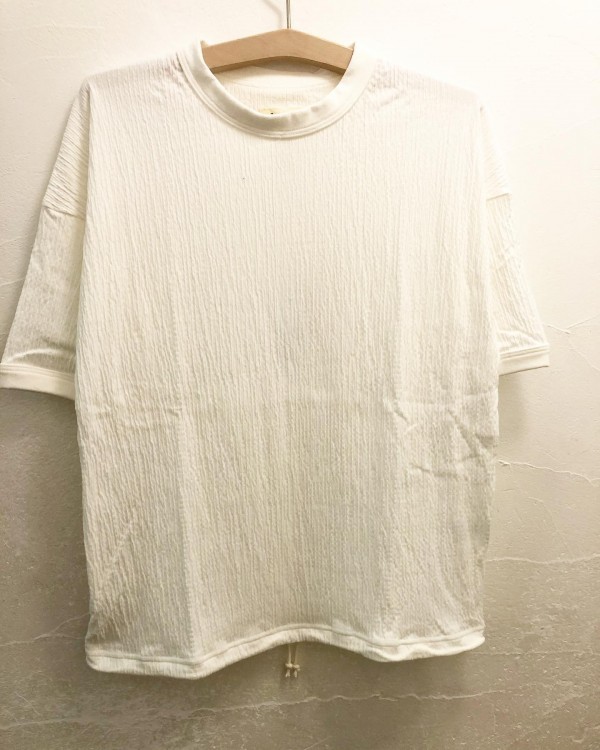 *new item☆..楊柳のTシャツ入荷しました。軽くて気持ち良い素材です。さらっと着れる感じ。..¥8000+tax..